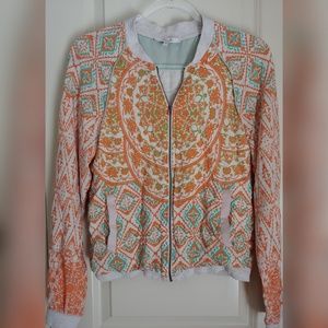 Miss Me Lightweight Zip Up Jacket